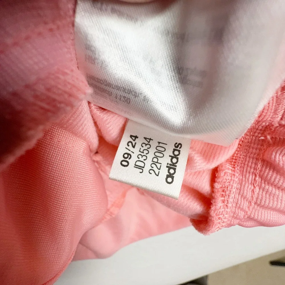 Adidas‎ Kids Firebird Dress Skirt Romper Size XL Pink White 3-Stripe JD3534